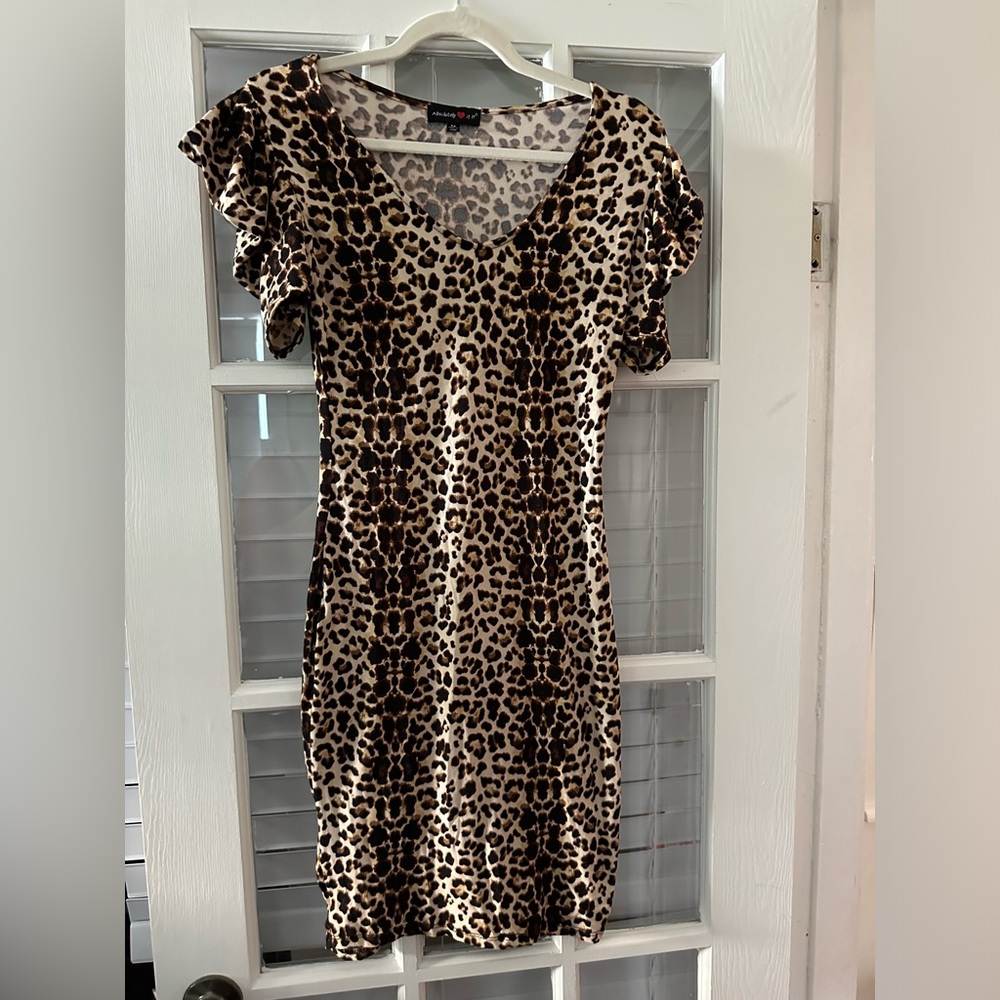 Absolutely Love It Women’s‎ M Bodycon Animal Print Dress | SKU 0285